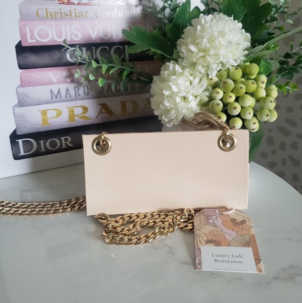 Leather Wallet insert with chain - Picture 3 of 10